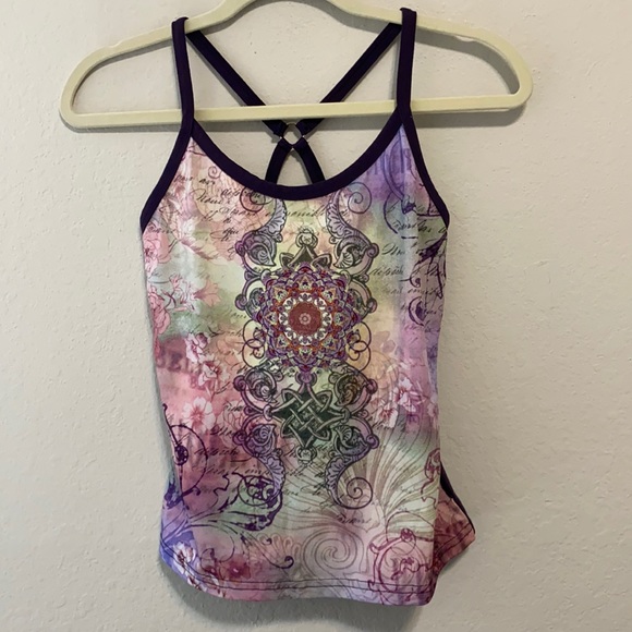 Vintage Tops - Vintage Boho Print Tank Top